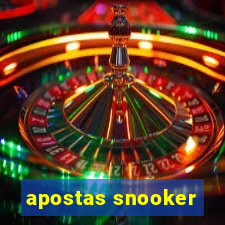 apostas snooker