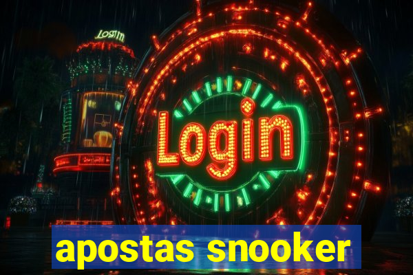 apostas snooker