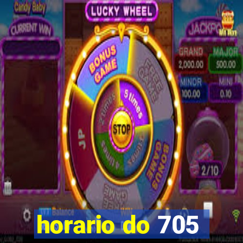 horario do 705