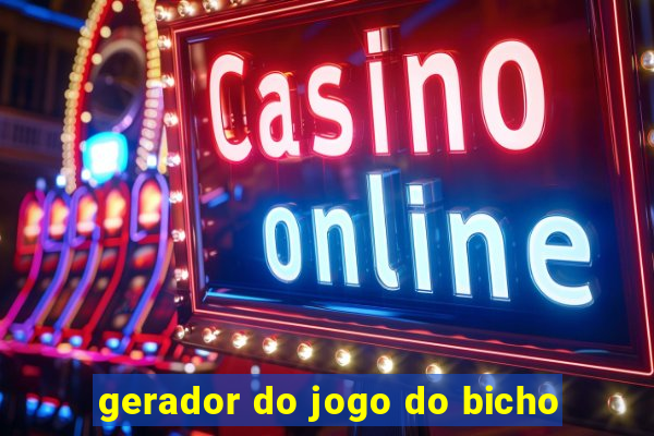 gerador do jogo do bicho