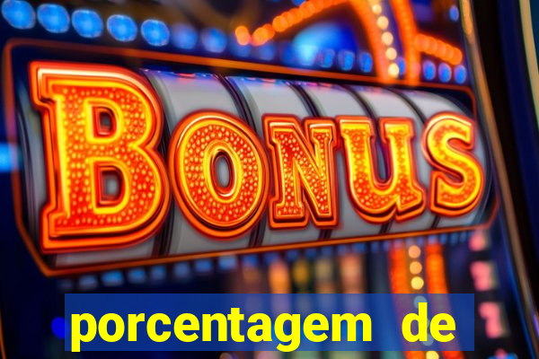 porcentagem de ganhos slots