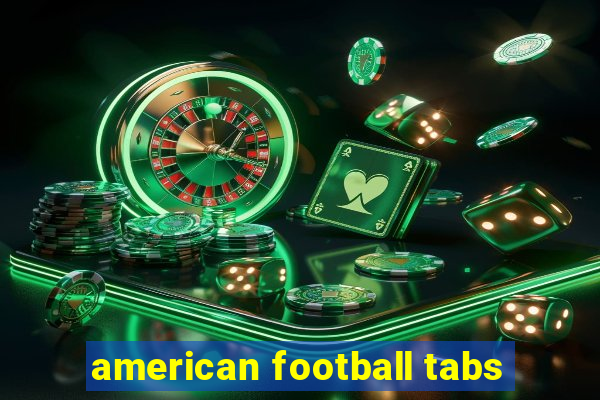 american football tabs