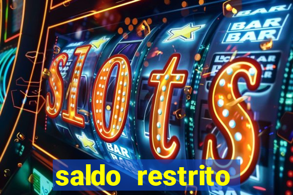 saldo restrito sporting bet