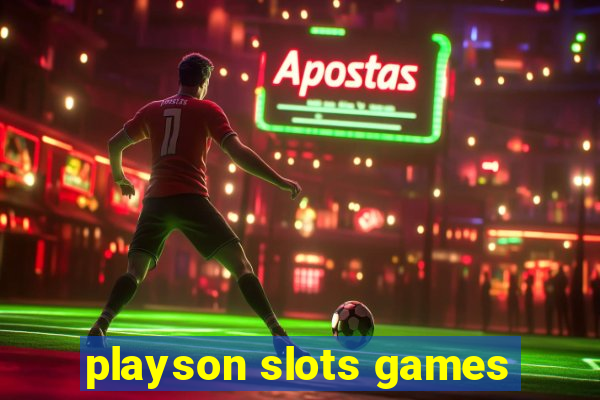 playson slots games