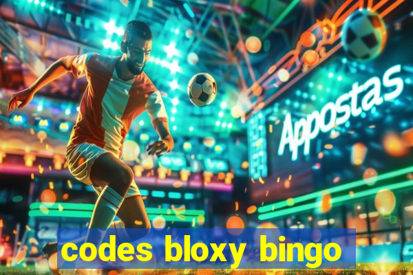 codes bloxy bingo