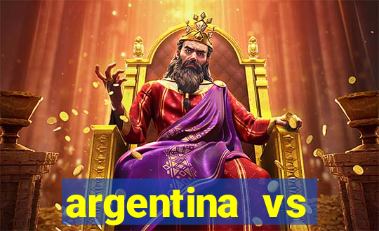 argentina vs colombia ao vivo