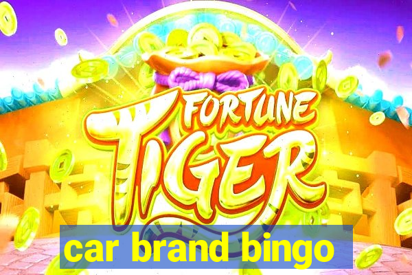 car brand bingo