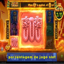 porcentagem de jogo slot