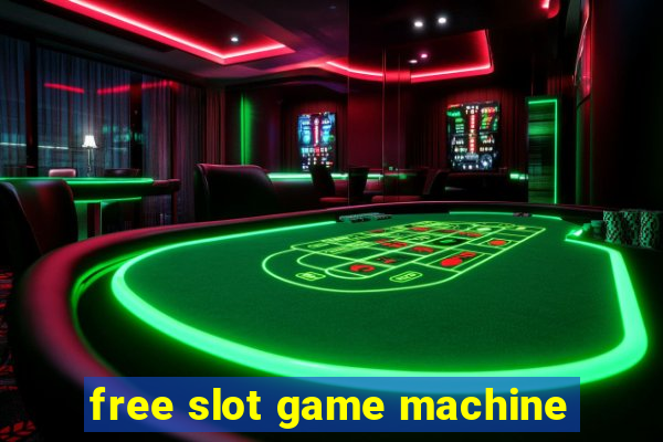 free slot game machine