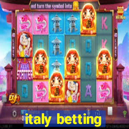 italy betting