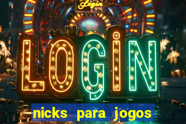 nicks para jogos de tiro