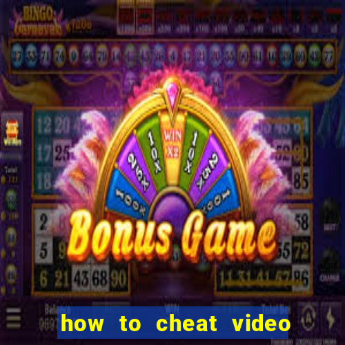 how to cheat video slot machines