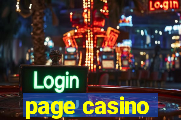 page casino