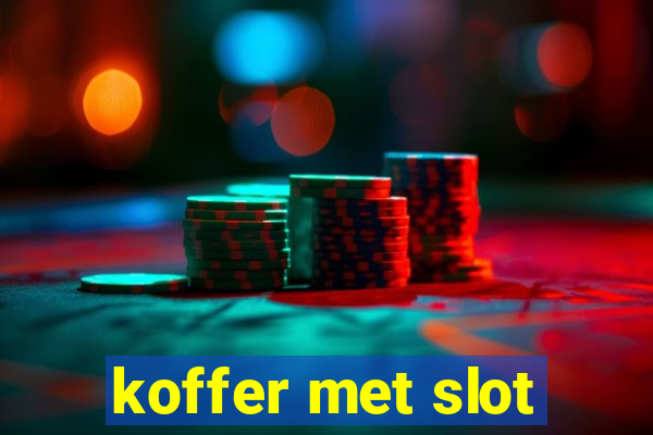 koffer met slot