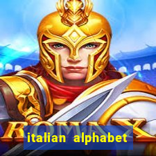 italian alphabet lore a