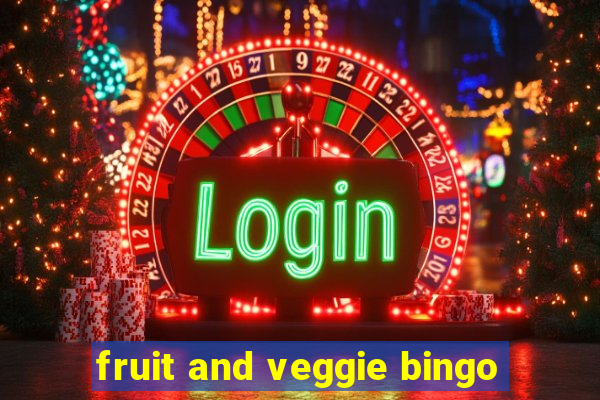 fruit and veggie bingo