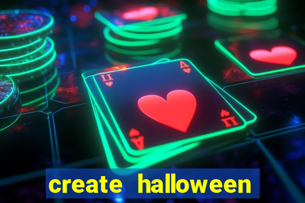 create halloween bingo card