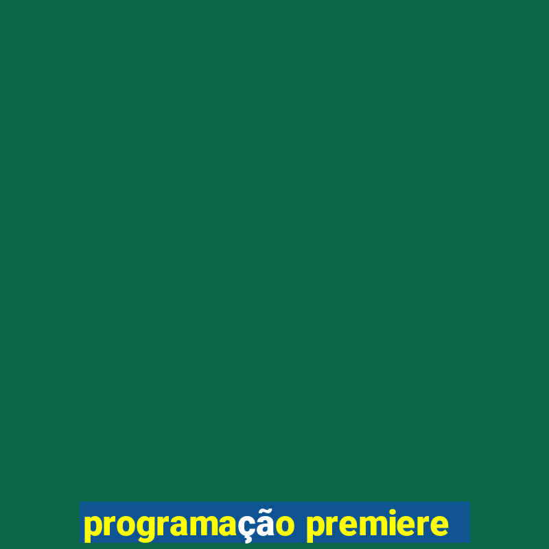 programação premiere