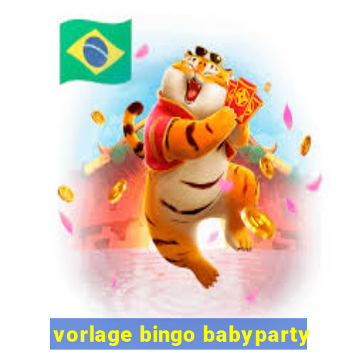 vorlage bingo babyparty