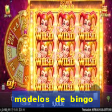 modelos de bingo para imprimir