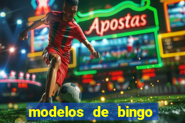 modelos de bingo para imprimir