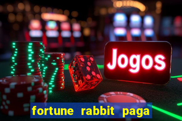 fortune rabbit paga que horas