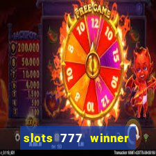 slots 777 winner como sacar