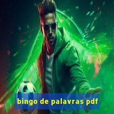 bingo de palavras pdf