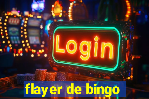 flayer de bingo