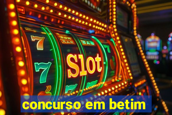 concurso em betim