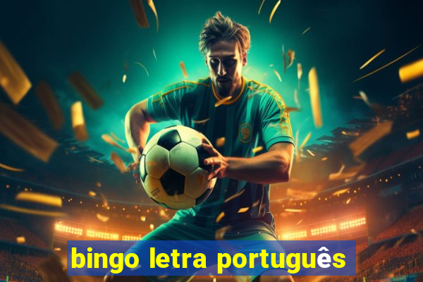 bingo letra português