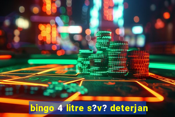 bingo 4 litre s?v? deterjan