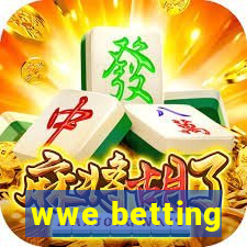 wwe betting