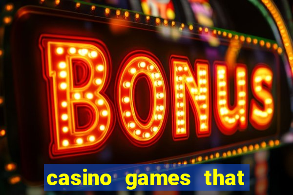 casino games that pay real money with no deposit