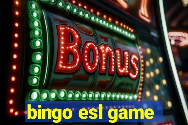 bingo esl game