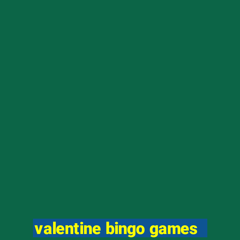 valentine bingo games