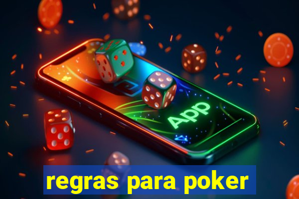 regras para poker