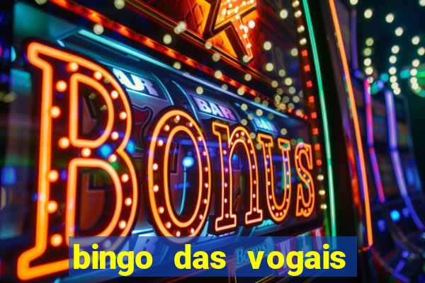 bingo das vogais colorido para imprimir