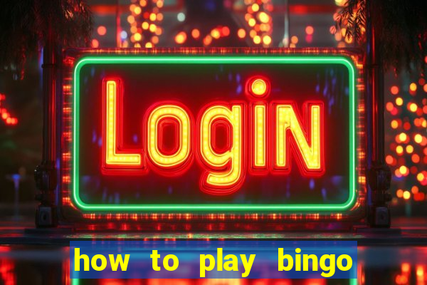 how to play bingo for money