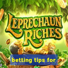 betting tips for