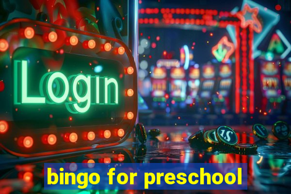 bingo for preschool