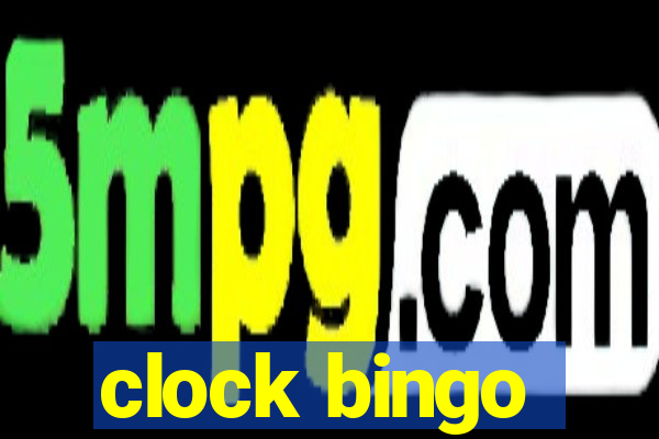 clock bingo