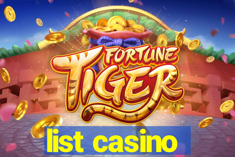 list casino