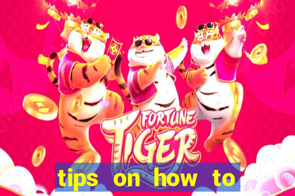 tips on how to win playing slot machines