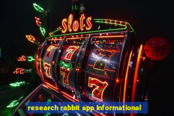 research rabbit app Informational