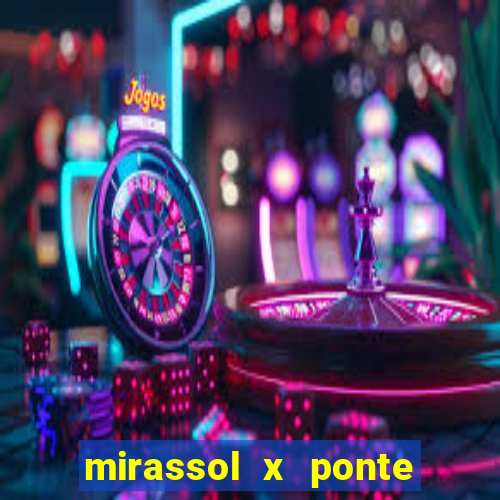 mirassol x ponte preta palpite