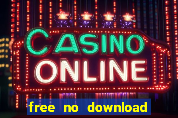 free no download slot machine games