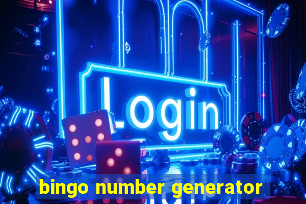 bingo number generator