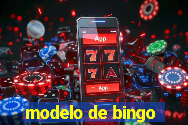 modelo de bingo