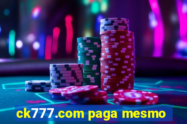 ck777.com paga mesmo